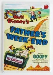 Father's Weekend FRIDGE MAGNET movie poster goofy