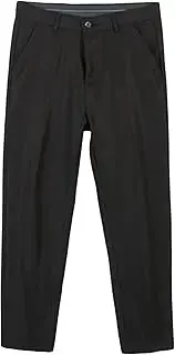 Men's Solid Color Slim Fit Pant Classic Straight Leg Casual Suit Pant Lightweight Business Party Comfort Trouser