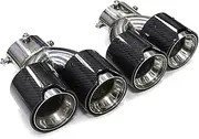 Muffler tip, Carbon Fiber Exhaust Tip Compatible For BMW G20 G21 M340i M240i G42 M440i M PerCompatible For Mance Exhaust Muffler Tip(Carbon Fiber G)