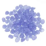 Glowing Stones 300 Pcs Glow in the Dark Rocks for Fish Tank Decor Violet