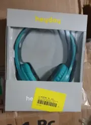 Heyday Headphone Over-the-Ear Wired Plug 3.5mm with Built-In Microphone - Green