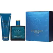 Eros Gift Set by Versace for Men - 3.4 Oz + 3.4 Oz