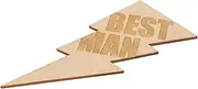 [SAFIGLE] 1pc Wooden Brooch for Weddings Decorative Cloth Ornament Pin Design for Outfits Hats and Scarves present to Enhance Your Appearance