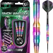 SIMON WHITLOCK-WINMAU-24GRAMS-URBAN GRIP-RAINBOW LOOK--STEEL TIP- 90% TUNGSTEN