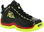 [FILA] Grant Hill 2 Repeat GS Boys' Youth Basketball 5.5 M US Big Kid Black-Safety Yellow-Red