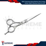 RDM Japanese Sharp Barber Hair Cutting Scissor 440C Stainless Steel Pro 5.5''