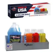 Pit Posse PP3189 4 Gallon Shelf Aluminum Storage Holder for Trailer|Made in USA