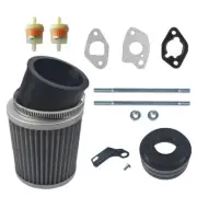 62mm Black Air Filter Adapter For Predator 212cc For Honda GX160 GX200 6.5Hp