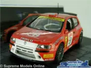 FIAT PUNTO S1600 RALLY CAR MODEL 1:43 SIZE 2003 IXO BALDACCI BERNACCHINI REMO T3