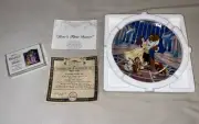 Walt Disney Beauty And The Beast Knowles Collector Plate Love's First Dance COA