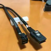 12Gb to 6Gb SAS Data Cable Straight Head 8643 to 8087 Connection Cable Line