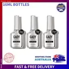 GAOY Gel Top Coat Builder Base Set 3x16ml No Wipe UV Glossy Clear