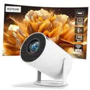 Mini Projector with WiFi 6 and Bluetooth - 4K 1080P Full HD Portable