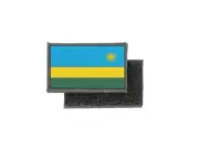 Flag patch printed badge country rwanda