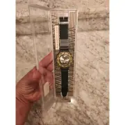Vintage Swatch AquaChrono watch "Onda Nera" SBM103 Beautiul new old stock