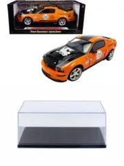 DIECAST CAR W/DISPLAY CASE 2008 FORD SHELBY MUSTANG #08 SC297OR 1/18
