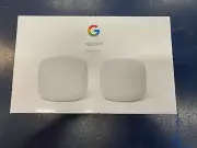 Google Nest Wifi Router and Point 2 Pack Snow - GA00822-US