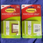 Command 6-pack White Medium Picture Hanging Strips 2 Pack