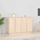 Sideboard 120x35x80 cm Solid Wood Pine vidaXL