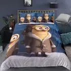 The Minions Expedition Quilt Duvet Doona Cover Set Single Double Queen King Bed