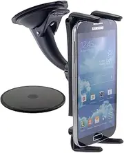 Arkon Windshield or Dash Phone and Midsize Tablet Car Mount for iPhone 7 6S 6 Plus 7 6S 6 Retail Black