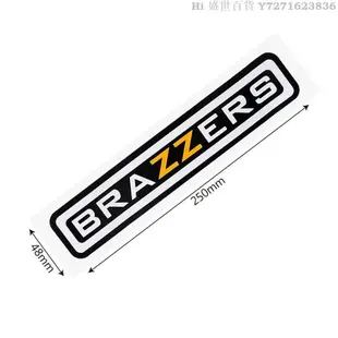 Hi 盛世百貨 BRAZZERS 車貼 精美防水貼紙 車貼 美式風格 反光材質（滿200元出貨）