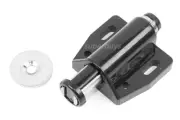 1pc Black Magnetic Touch Latch Push To Open Drawer Cabinet Door Catch Lock Close