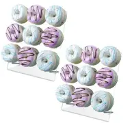 LoveDisplay Donut Wall, 2 Pack Acrylic Donut Stands for Dessert Table, 12 x 1...