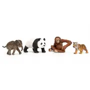 4pc Schleich Wild Life Asia Starter Set Kids Action Figure Playset Toy 3y+