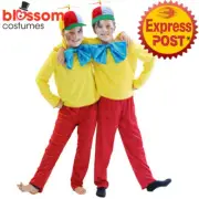 K894 Tweedle Dee Dum Alice in Wonderland Book Week Boys Costume Propeller Hat