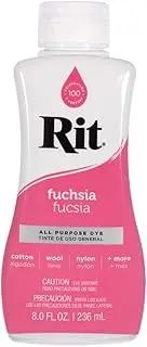 Rit Dye Liquid – Wide Selection of Colors – 8 Oz. (Fuchsia)