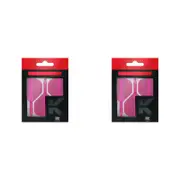6pc Target K-Flex No 2 Dart Flight & Shaft Short 19mm - Neon Pink