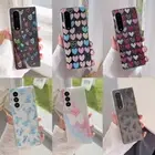 Butterfly Colourful Love Heart Hard Phone Case For Samsung Galaxy Z Fold 6 5 4 3