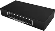 Lockmaner 8 in 1 Out AV Switch Selector Video L/R Audio Selector Box 8-Port Composite RCA Switch Splitter for DVD STB HDTV, 500435490