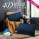 【CERES】銀離子 4D超涼感透氣抑菌枕 可水洗透氣枕頭 藍色(B0056-B)