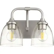 Quorum International 5059-2-265 Enclave Bathroom Vanity Light Satin Nickel