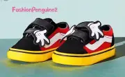 Vans x Disney Old Skool V Mickey Mouse Hug Yellow Red Black Youth