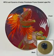 MTG Lost Caverns of Ixalan (LCI) Prerelease Promo Dinosaur Lapel Pin FREE SHIP!