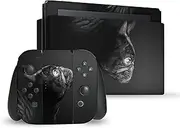 Official Klaudia Senator Angel French Bulldog Vinyl Sticker Gaming Skin Decal Cover Compatible with Nintendo Switch Console & Dock & Joy-Con Controller Bundle