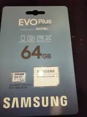 Samsung Micro SDXC EVO Plus 160MB/s Flash Memory Card 64GB BRAND NEW