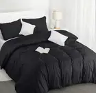 King Size Duvet Cover - Soft Microfibre Polyester Bedding Quilt Cover Set with