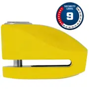 Lock Disk ABUS With Alarm 277a Yellow Bolt 10mm Motorbike Engine