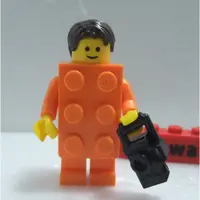 在飛比找蝦皮購物優惠-【積木2010】樂高 LEGO 橘色 磚塊人 積木人 (含 