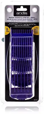 Andis Nano-Silver 2 Magnetic Attachment Comb Small Set #01410 Fit Master Clipper