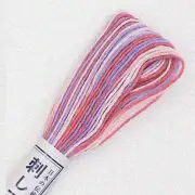 Olympus DreamStitch Thread - Variegated Pinks & Lavender, 73-20m Skein for Embro