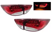 Fits-2013-2016-Mazda CX-5 Sequential LED Red / Clear Lamp Rear Tail Light (for: Mazda)
