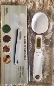Digital Spoon Scale Food Kitchen Cooking Grain Powder Weight Measuring 500g-0.1g