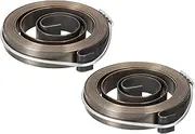 uxcell Drill Press Spring Drill Press Quill Feed Return Coil Spring Assembly Spring Steel Chemical Blackening Finish 1540mm Expand Long 53 x 10 x 0.8mm 2 Pcs