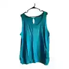 Lane Bryant Women’s Size 18-20 Teal Tank Top