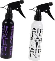 Baluue 2pcs Multipurpose Spray Bottles Liquid Sprayer for Hairdressing Makeup Home Use Easy Press Type for Moisturizing Styling Random Colors